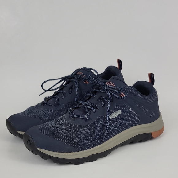 Keen Shoes - Keen Terradora II Vent Low Hiking Shoes in Blue Nights/Redwood Size Size 8